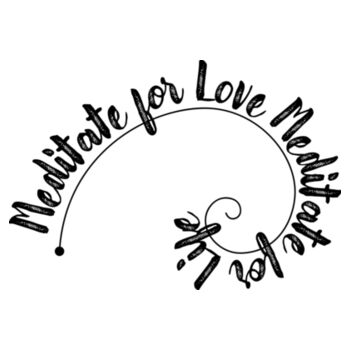 Meditate for Love, Meditate for Life - AS Colour Women's Mali Capped Sleeve Tee Design