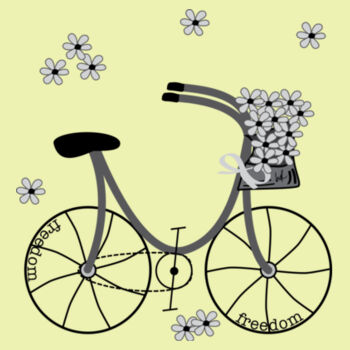 Freedom Cycle - AS Colour Women's Mali Capped Sleeve Tee Design