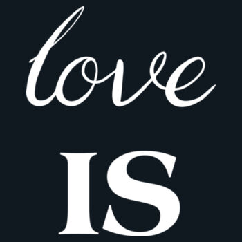 Love IS - AS Colour Women's Mali Capped Sleeve Tee Design