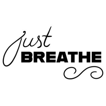 Just Breathe - AS Colour Women's Mali Capped Sleeve Tee Design