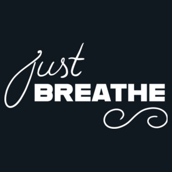 Just Breathe - AS Colour Women's Mali Capped Sleeve Tee Design