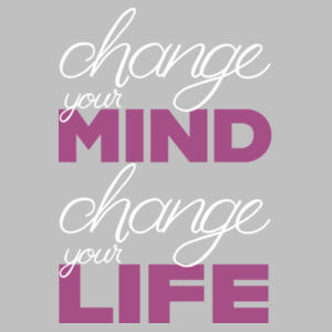 Change your Mind, Change your Life - AS Colour Women's Mali Capped Sleeve Tee Design