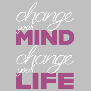 Change your Mind, Change your Life - AS Colour Women's Mali Capped Sleeve Tee Design