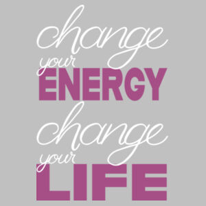 Change your Energy, Change your Life - AS Colour Women's Mali Capped Sleeve Tee 2 Design