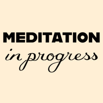 Meditation in Progress [back] - Classic Unisex Longsleeve Tee Design