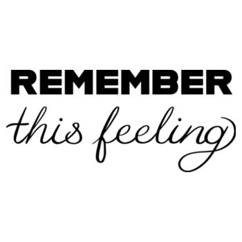 Remember this feeling - AS Colour Women's Mali Capped Sleeve Tee Design