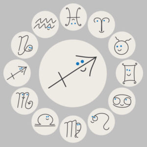 Sagittarius - Women's Mali Capped Sleeve Tee Design