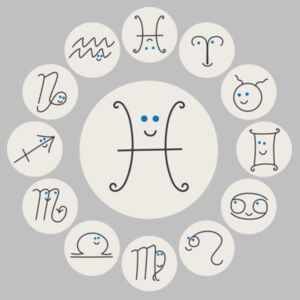 Pisces - Women's Mali Capped Sleeve Tee Design