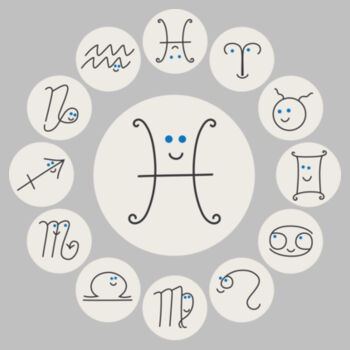 Pisces - Women's Mali Capped Sleeve Tee Design