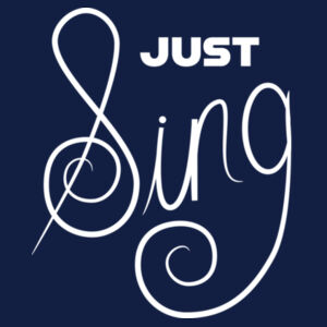 Just Sing | White - AS Colour Mens Staple Longsleeve Tee Design