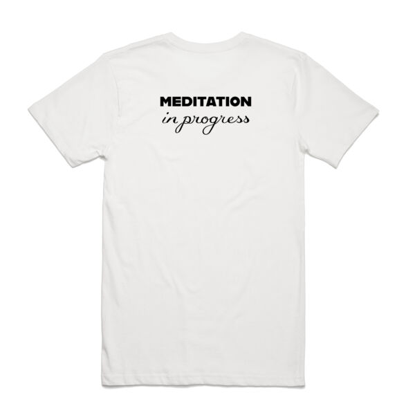 Meditation in Progress [back] - Mens Staple Tee Thumbnail