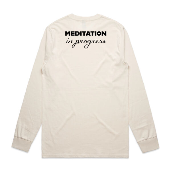 Meditation in Progress [back] - Classic Unisex Longsleeve Tee Thumbnail