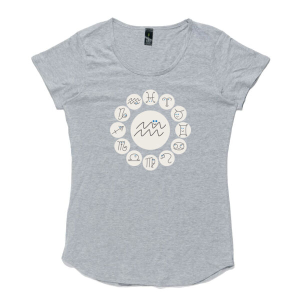 Aquarius - Womens Mali Capped Sleeve Tee Thumbnail
